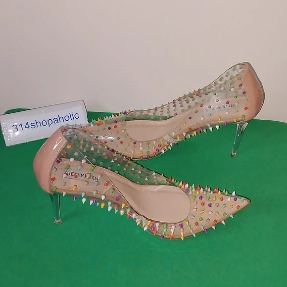 Steve Madden Multicolor Spiked Heels - Picture 3 of 6
